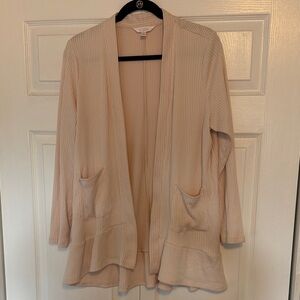 LC Lauren Conrad Women's Beige Cardigan